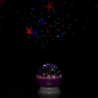 Ночник-проектор звёздного неба Roxy-kids Bunny фиолетовый
