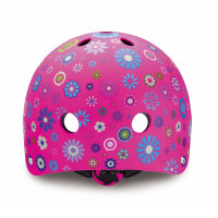 Шлем Globber Junior Flowers Deep Pink/Тёмно-розовый размер 48-51 см