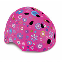 Шлем Globber Junior Flowers Deep Pink/Тёмно-розовый размер 48-51 см