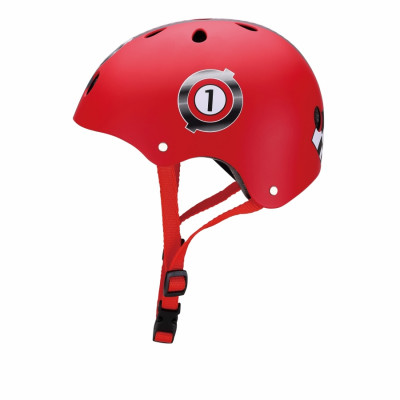 Шлем Globber Junior размер 48–51 см Racing Red/Красный
